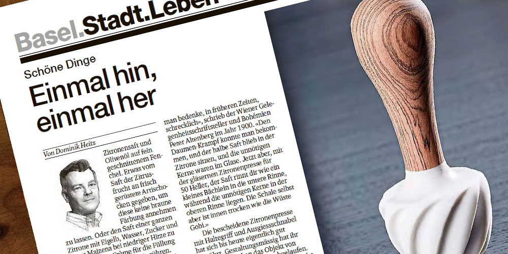 Einmal hin, einmal her, Basler Zeitung, Dominik Heitz